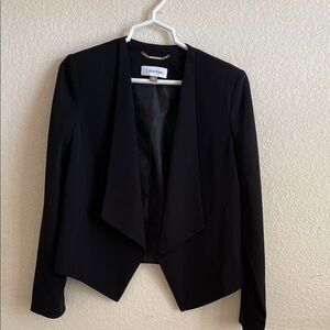 Calvin Klein Women's Elegant Black Suit Jacket
